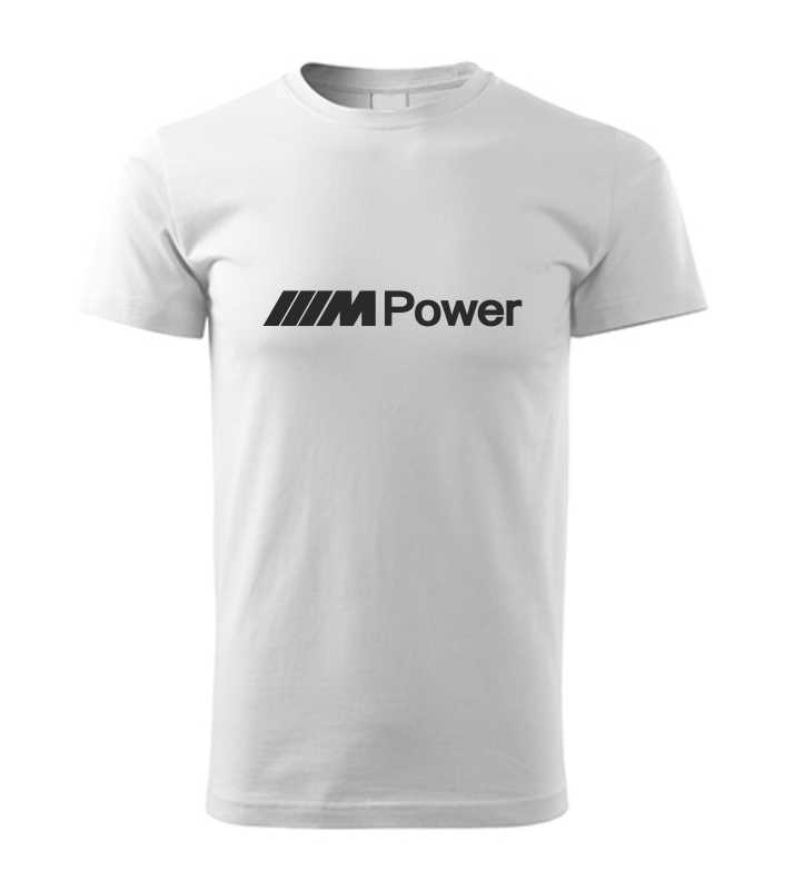 Autičkárske pánske tričko s potlačou BMW M Power