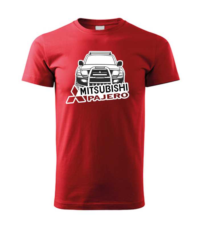 Off-road tričko s potlačou MITSUBISHI Pajero MK3