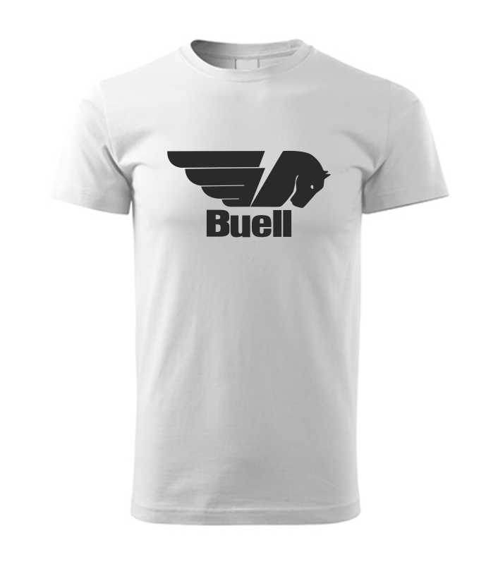 Motorkárske pánske tričko s potlačou BUELL 3