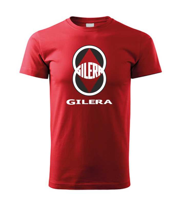 Motorkárske pánske tričko s potlačou GILERA 2