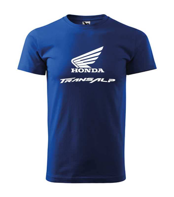 Motorkárske pánske tričko s potlačou HONDA Transalp