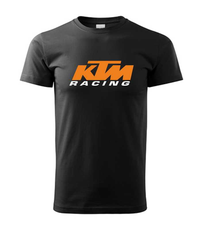 Motorkárske pánske tričko s potlačou KTM RACING