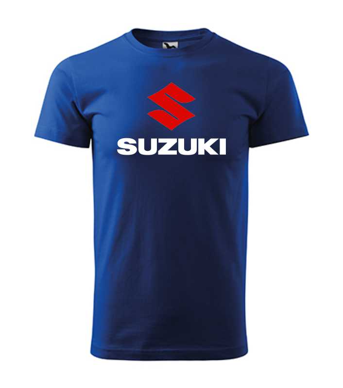 Motorkárske pánske tričko s potlačou SUZUKI