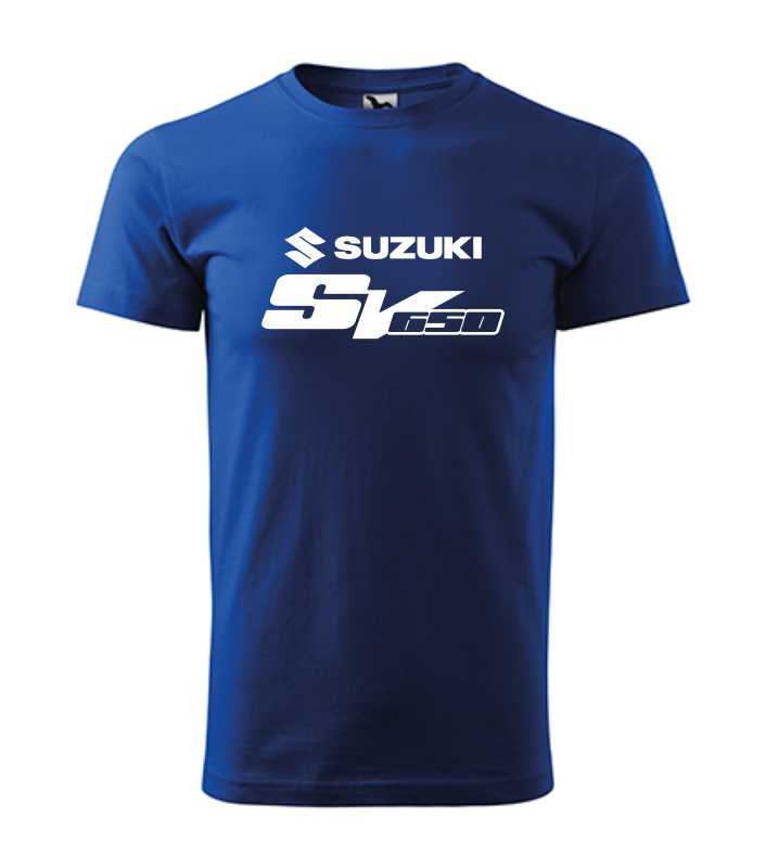 Motorkárske pánske tričko s potlačou SUZUKI SV 650