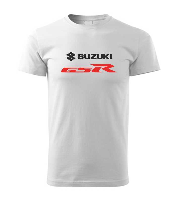Motorkárske pánske tričko s potlačou SUZUKI GSR