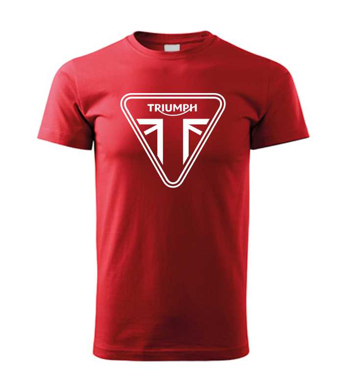 Motorkárske pánske tričko s potlačou TRIUMPH 2