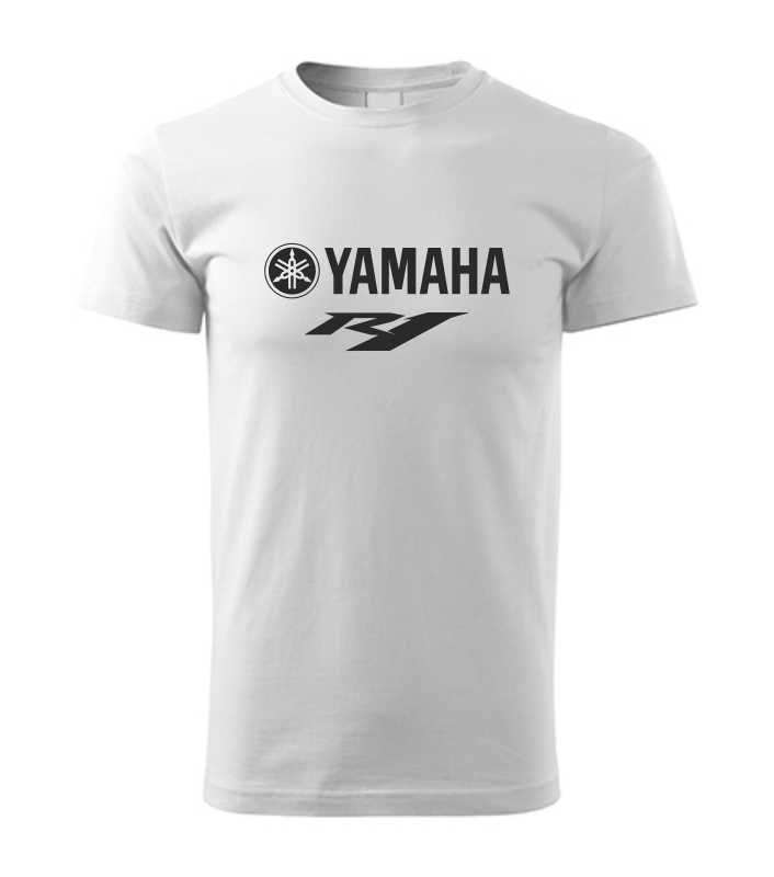 Motorkárske pánske tričko s potlačou YAMAHA R1