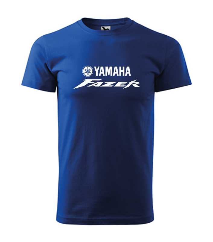 Motorkárske pánske tričko s potlačou YAMAHA Fazer