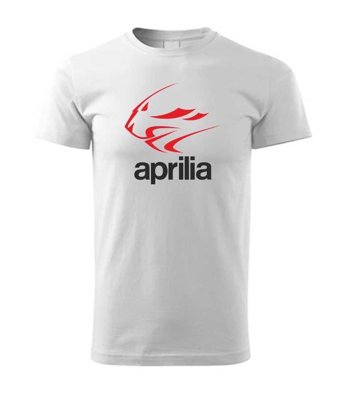 Motorkárske pánske tričko s potlačou APRILIA Factory