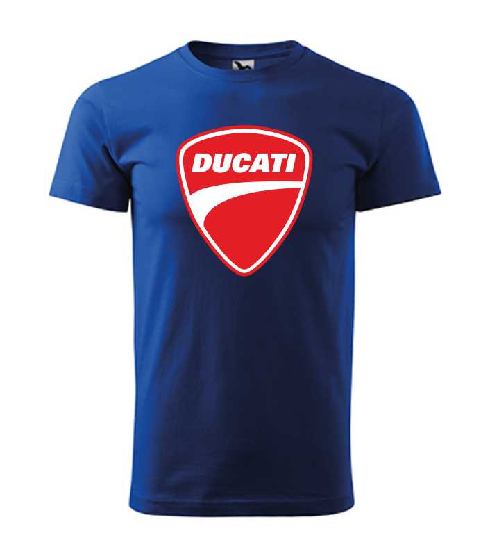 Motorkárske pánske tričko s potlačou DUCATI