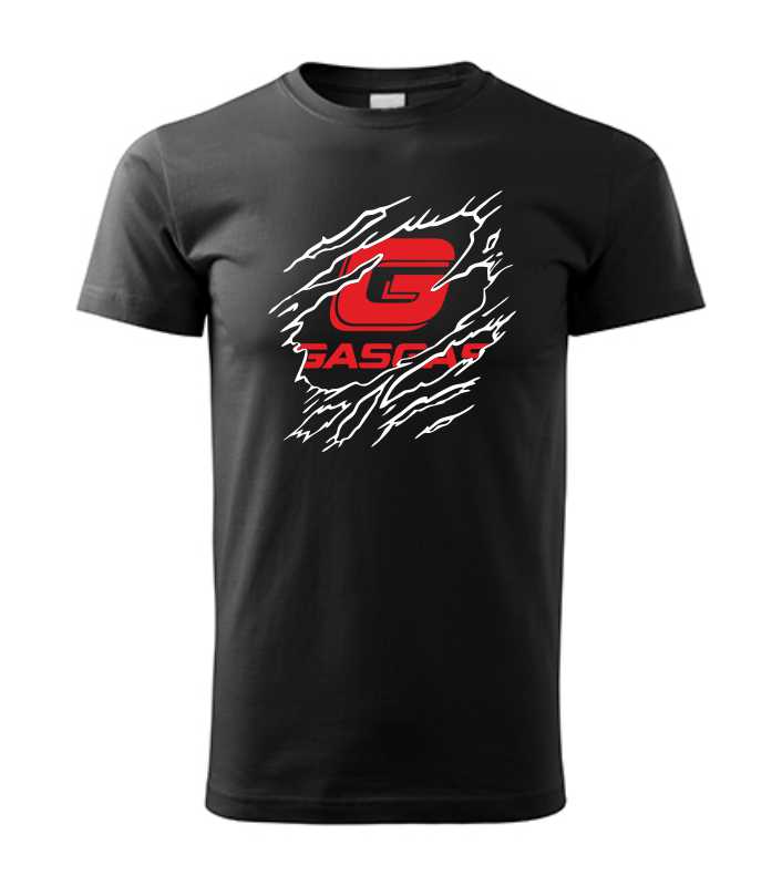 Motorkárske pánske tričko s potlačou GASGAS Ripped