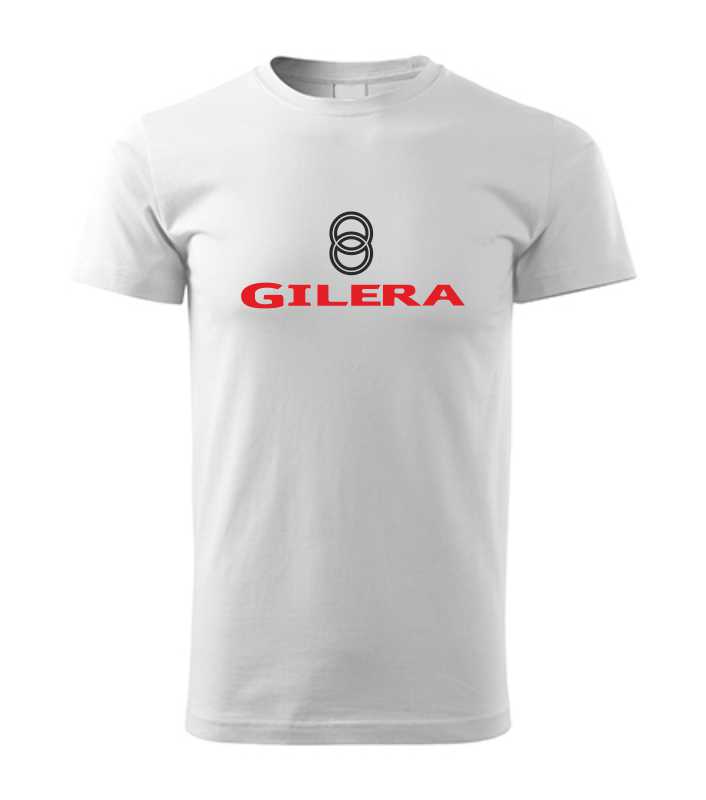 Motorkárske pánske tričko s potlačou GILERA
