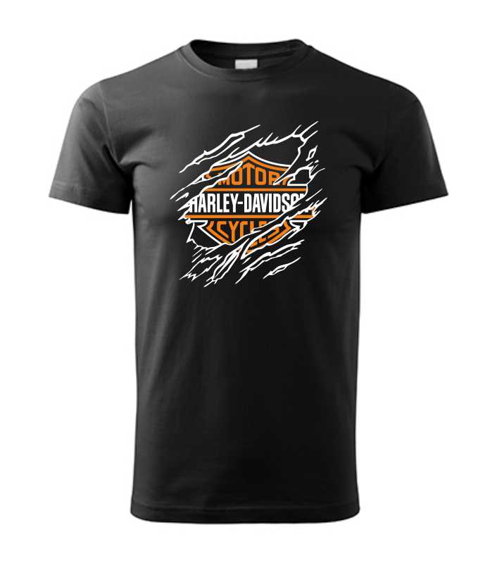 Motorkárske pánske tričko s potlačou HARLEY-DAVIDSON Ripped