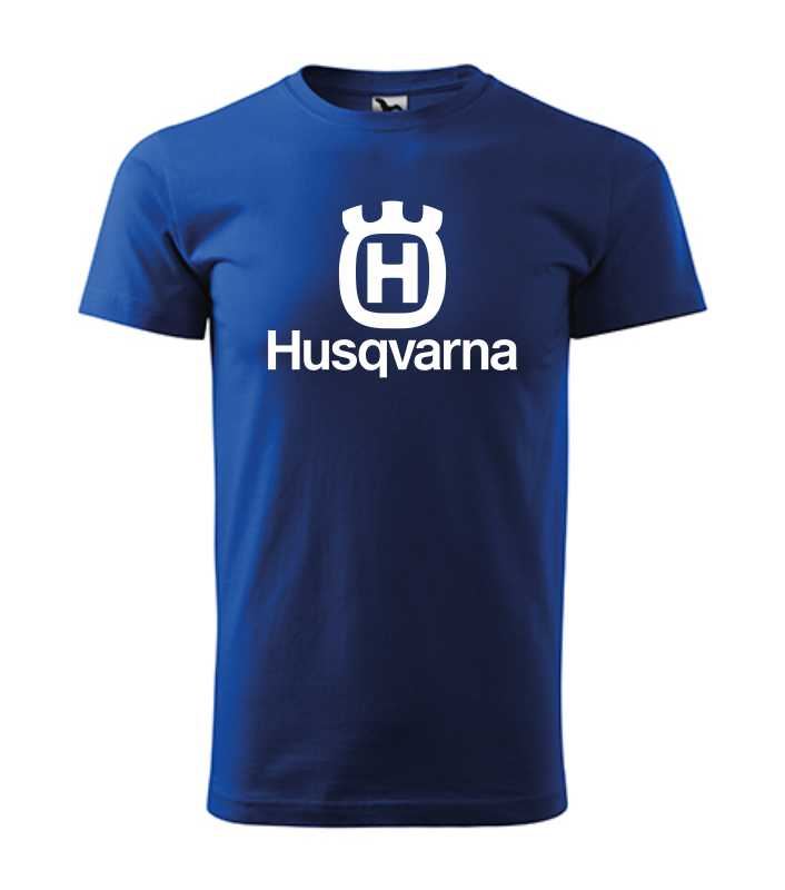 Motorkárske pánske tričko s potlačou HUSQVARNA