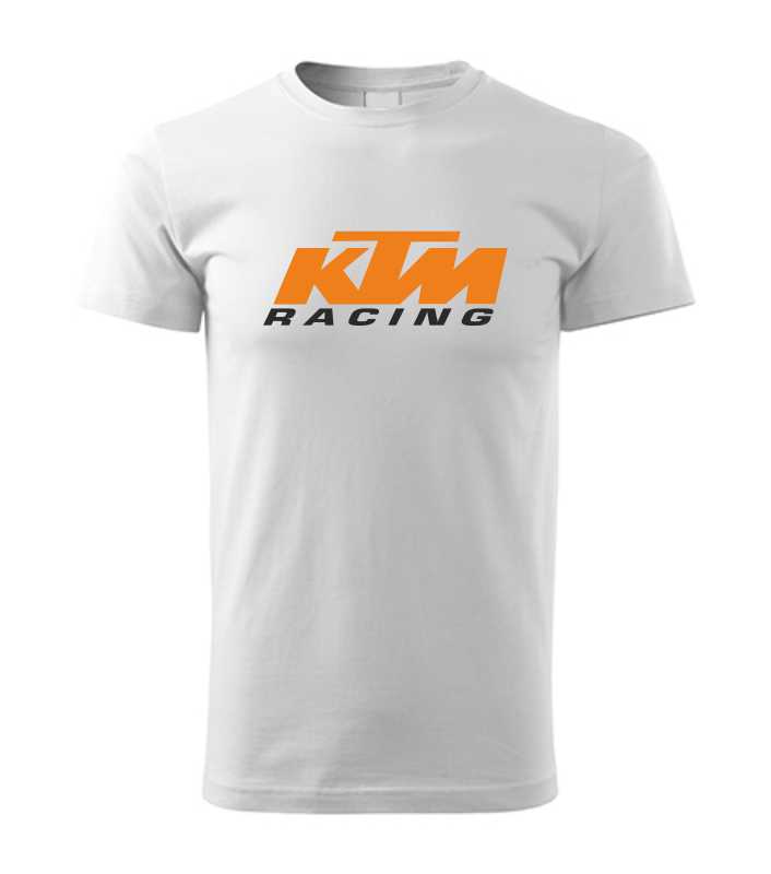 Motorkárske pánske tričko s potlačou KTM RACING