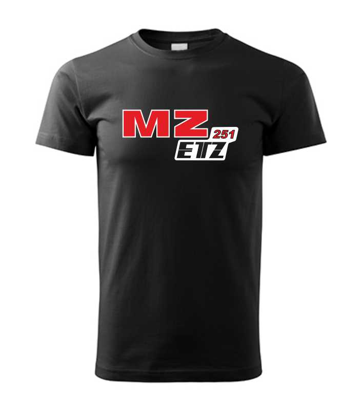 Motorkárske pánske tričko s potlačou MZ 250/251 etz