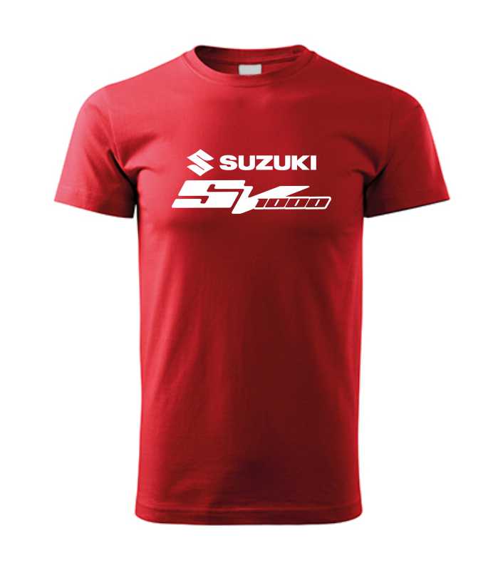 Motorkárske pánske tričko s potlačou SUZUKI SV 1000