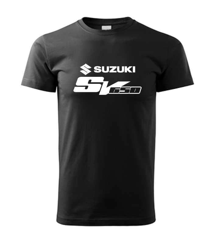 Motorkárske pánske tričko s potlačou SUZUKI SV 650