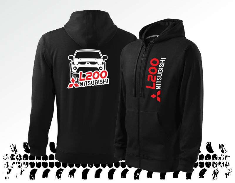 Offroadová mikina s potlačou MITSUBISHI L200