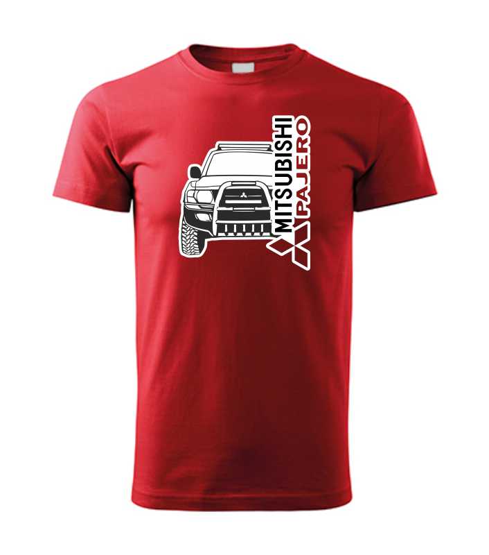 Offroadové tričko s potlačou MITSUBISHI Pajero MK3