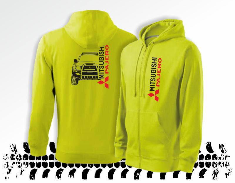 Off-road mikina s potlačou MITSUBISHI Pajero MK3