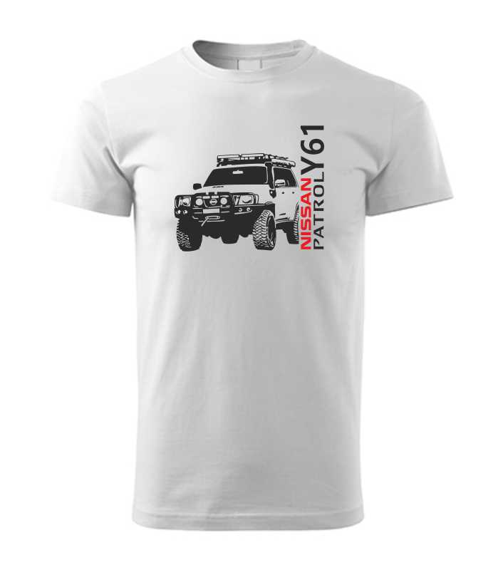 Offroadové pánske tričko s potlačou NISSAN PATROL Y61 - 2
