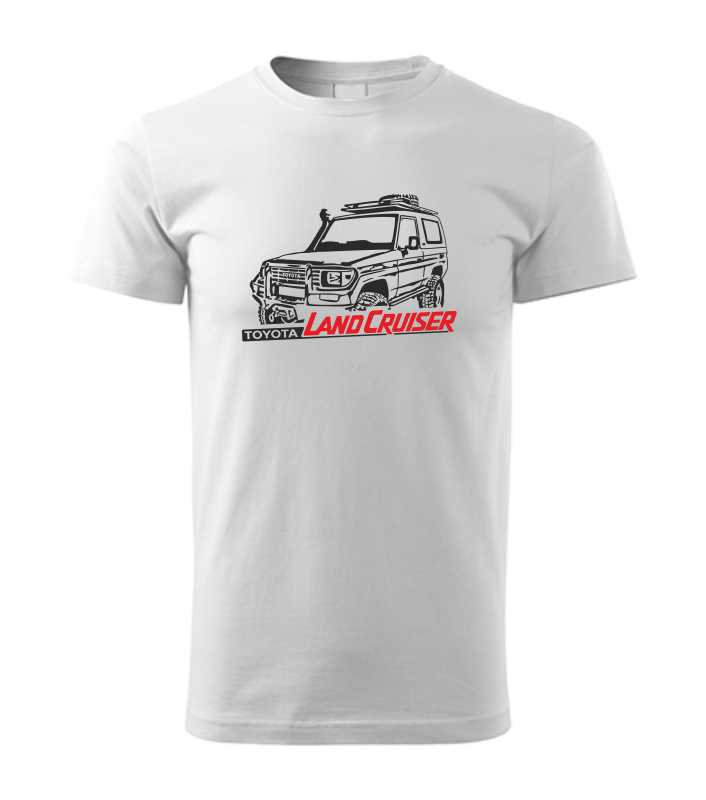 Offroadové pánske tričko s potlačou TOYOTA LAND CRUISER