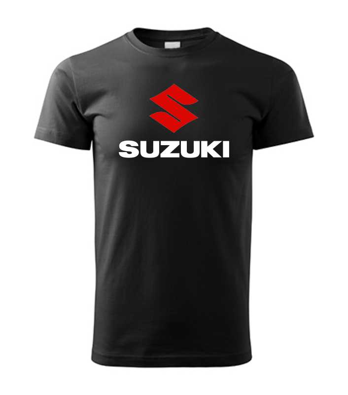 Motorkárske pánske tričko s potlačou SUZUKI
