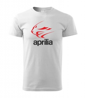 Motorkárske pánske tričko s potlačou APRILIA Factory