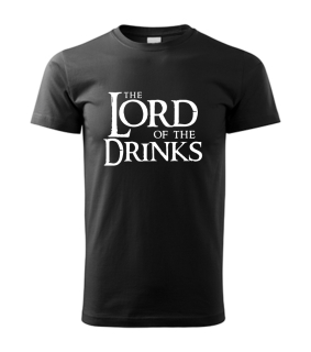 Vtipné pánske tričko s potlačou The Lord Of The Drinks