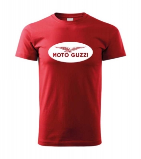 Motorkárske pánske tričko s potlačou MOTO GUZZI 2