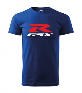 Motorkárske pánske tričko s potlačou SUZUKI GSX-R
