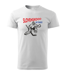 Pánske hokejové tričko s potlačou SLOVENSKO DO TOHO 2