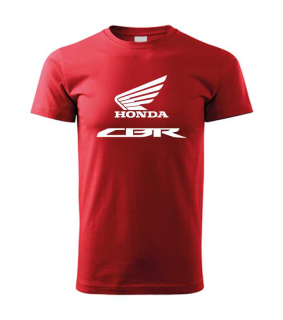 Motorkárske pánske tričko s potlačou HONDA CBR