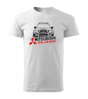 Off-road tričko s potlačou MITSUBISHI Pajero MK3