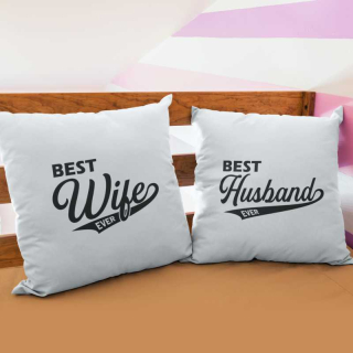 Vankúše pre pár BEST Wife EVER - BEST Husband EVER