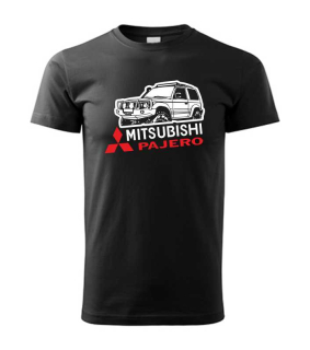 Off-road pánske tričko s potlačou MITSUBISHI PAJERO