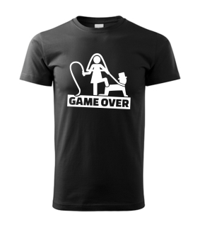 Vtipné pánske tričko s potlačou GAME OVER 2