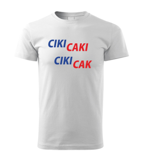 Pánske hokejové tričko s potlačou CIKI CAKI CIKI CAK
